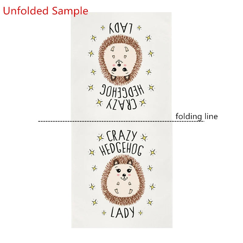 Funny Crazy Dog Lady Kitchen or Bath Towel