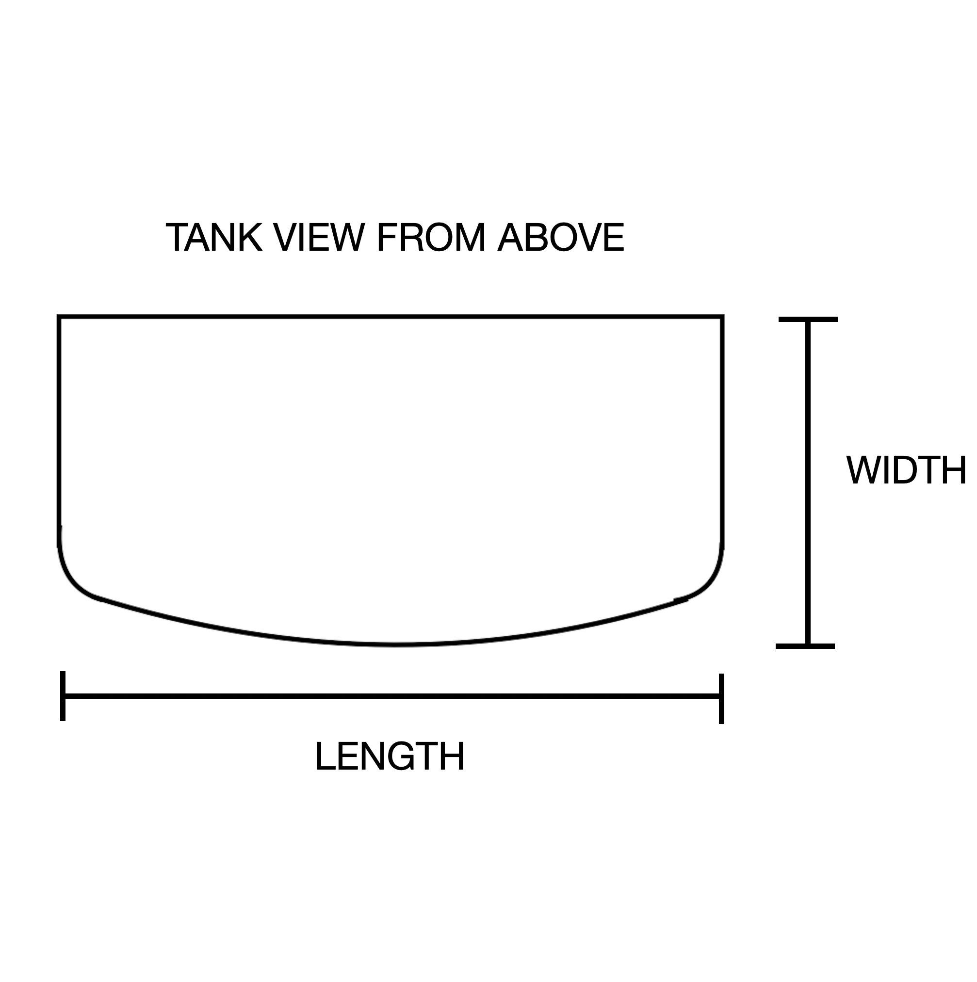 200 Gallon Seamless Glass Bowfront Aquarium Reef-Ready in Tulum White Real Wood Furniture