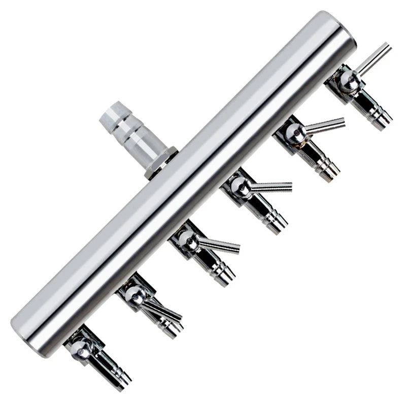 Air Splitter Valve Aquarium Fish Tank 2/4/6/ Way