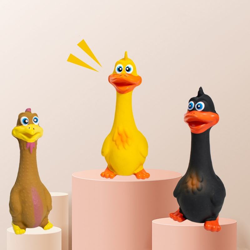 3pcs  Latex Screaming Chicken Toys Eco Friendly