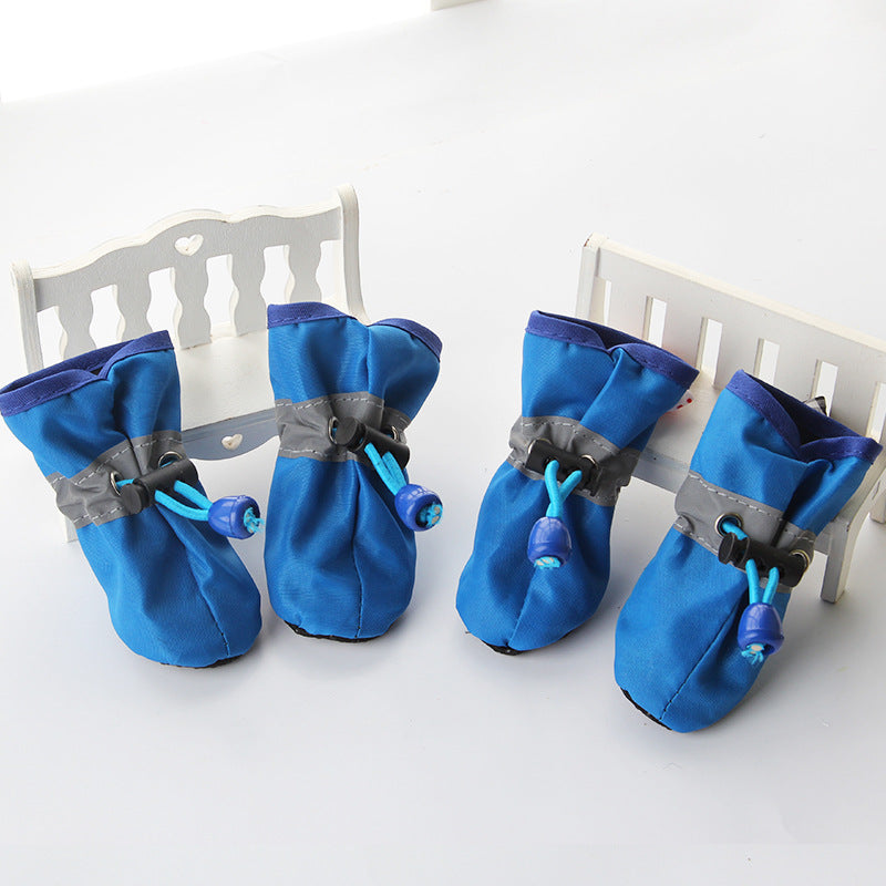 Soft-soled Rain Boots,  Waterproof Pet Shoes
