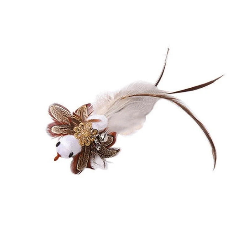 Interactive Cat Toy Feather Bird with Multiple Options