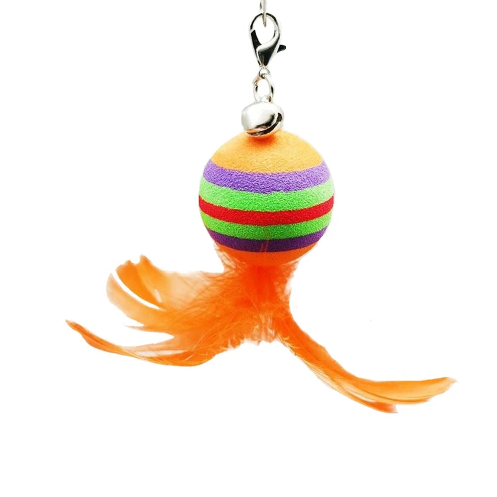 Interactive Cat Toy Feather Bird with Multiple Options