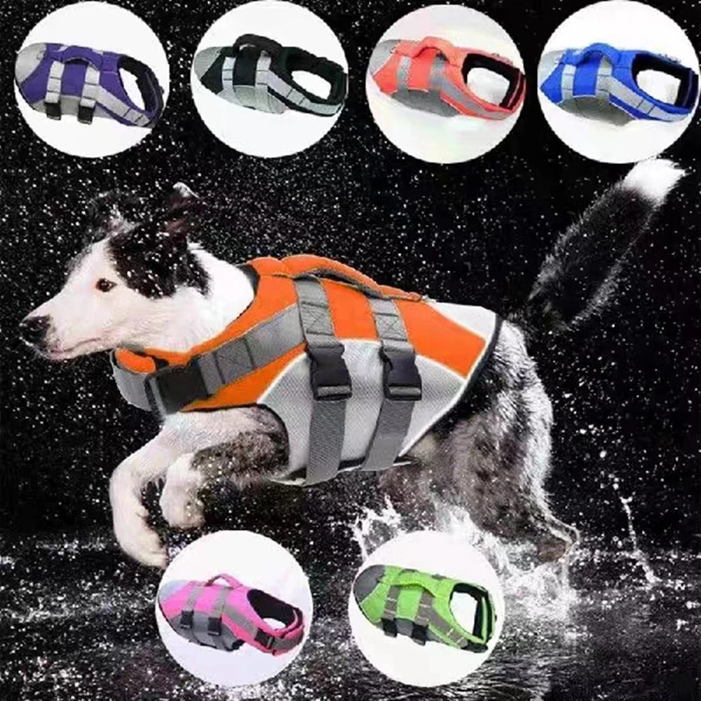 Pet Life Jacket Reflective And Adjustable