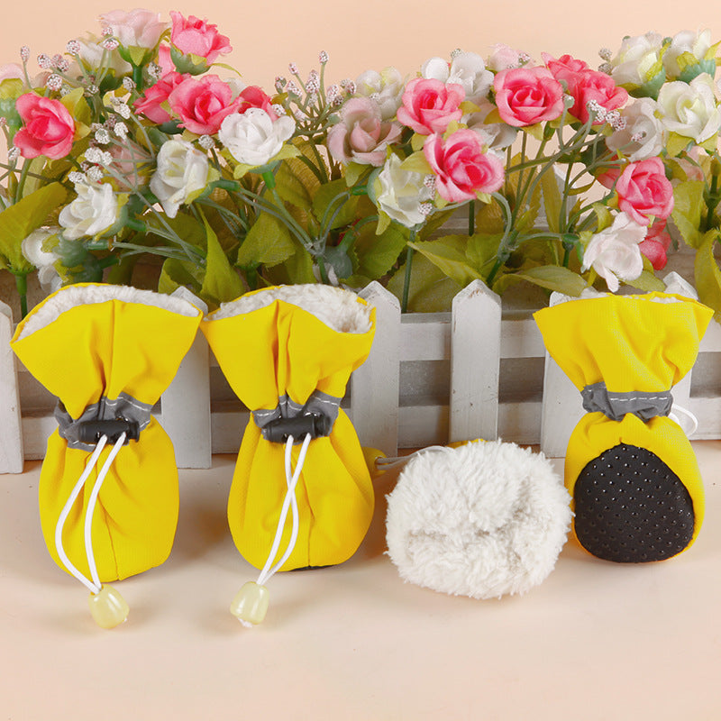 Soft-soled Rain Boots,  Waterproof Pet Shoes