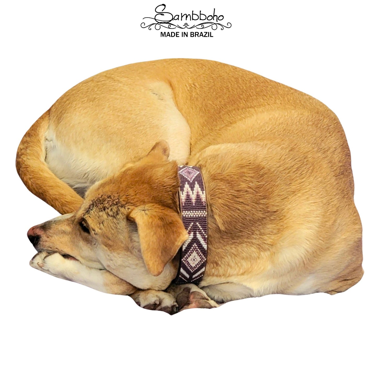 Charlotte Sambboho dog collar (made to order)