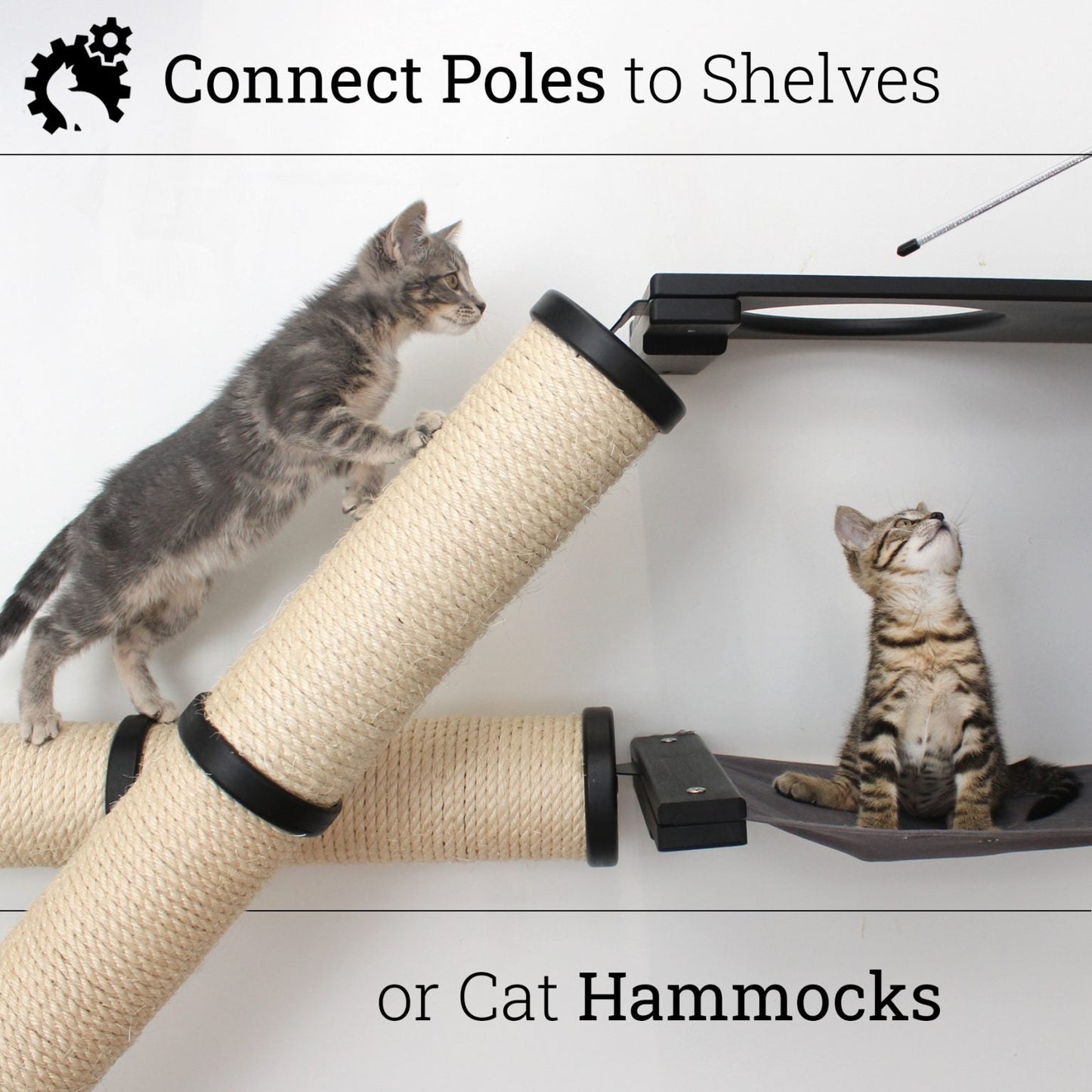 Slanted Cat Scratcher for Wall
