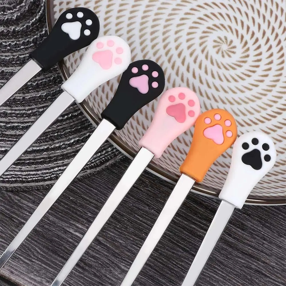 Stainless Steel Cat Paw Spoons