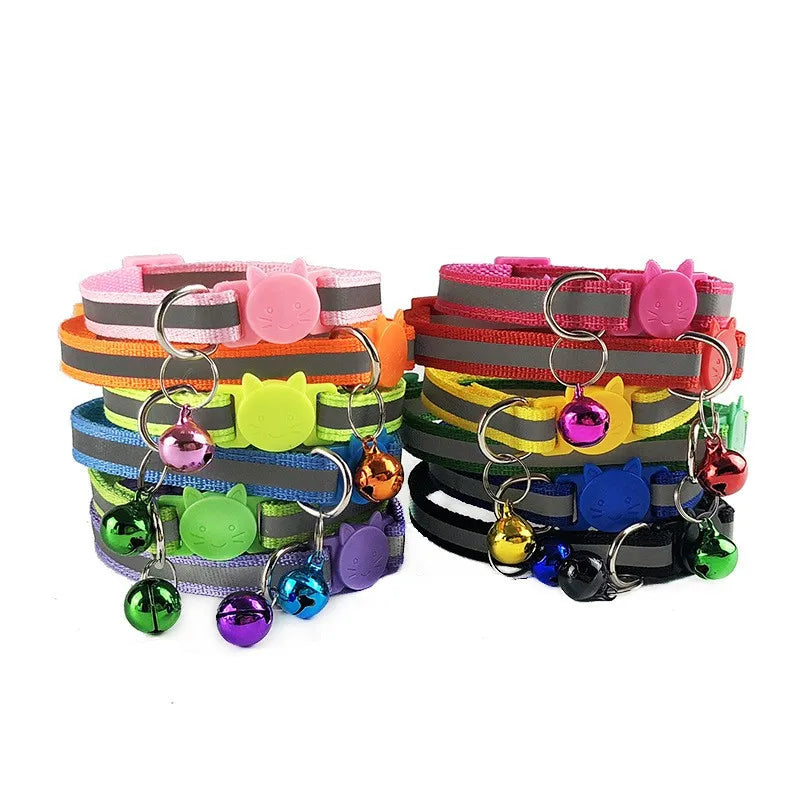 Reflective Multicolor Adjustable Collars