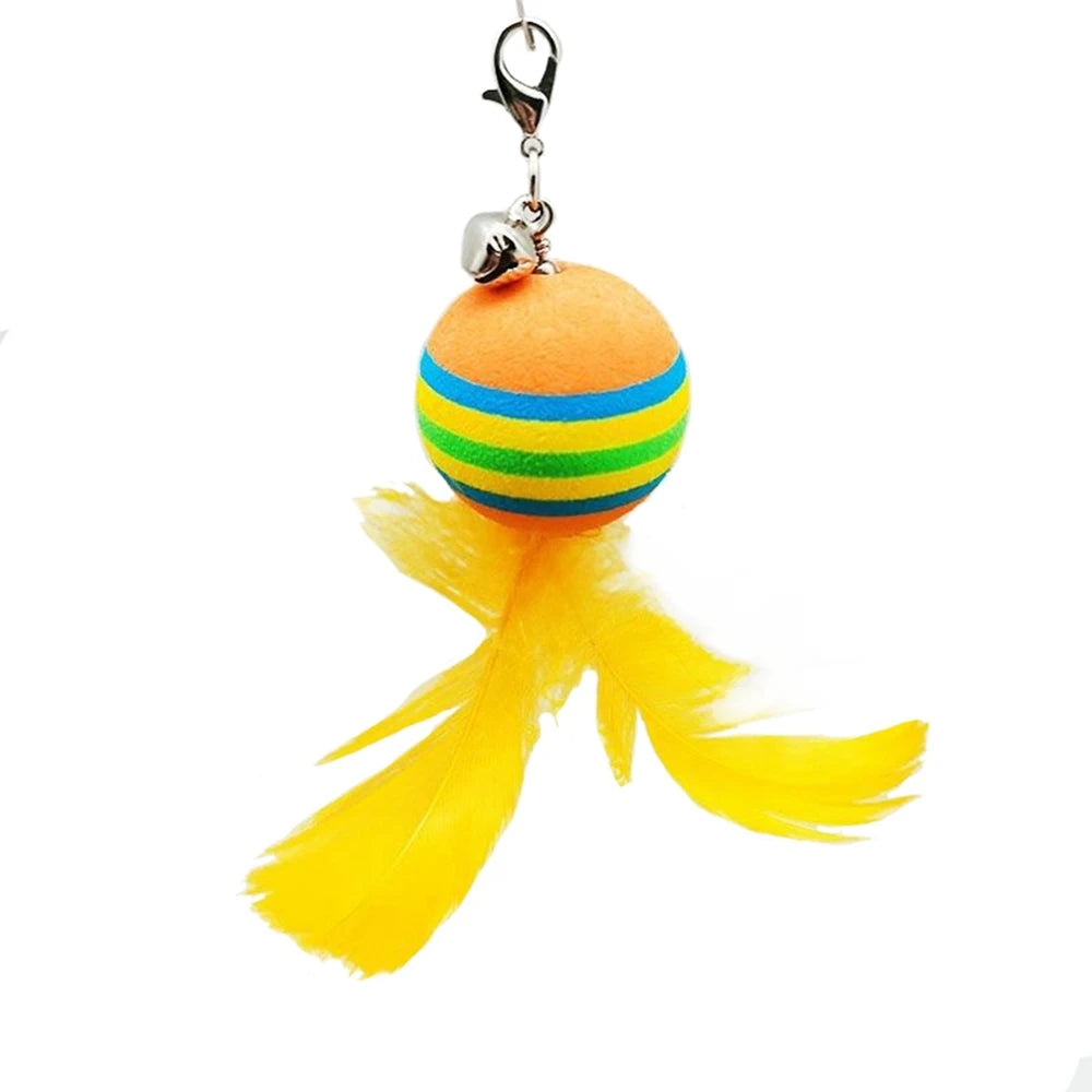 Interactive Cat Toy Feather Bird with Multiple Options