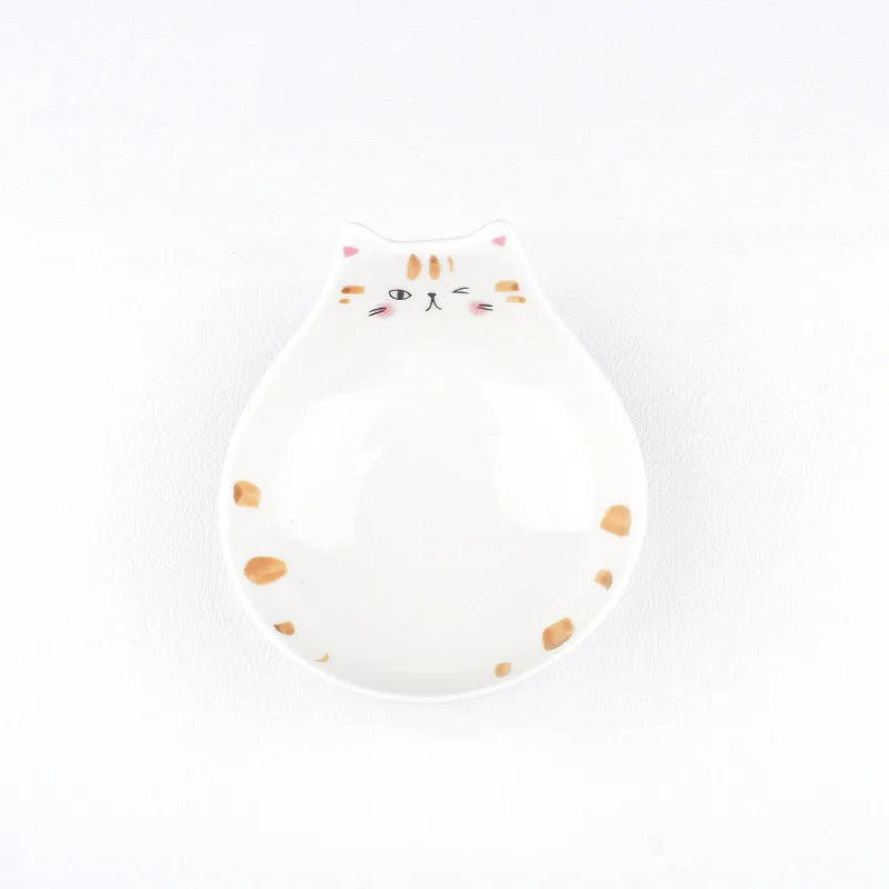 Ceramic Cat Face Tableware