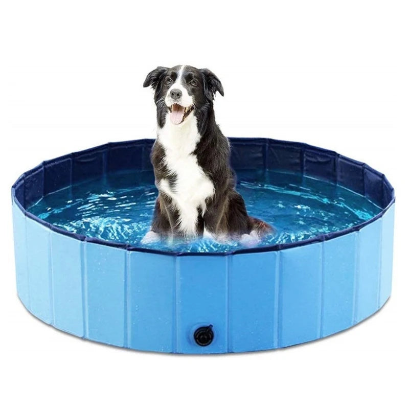Foldable Dog Swimming Pool And Portable Pet Bathing Tub