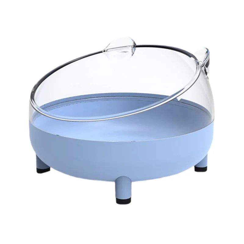 Tilted Pet Bowl with Safeguard Neck