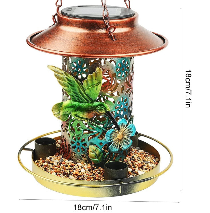 Solar Bird Feeder For Outdoors