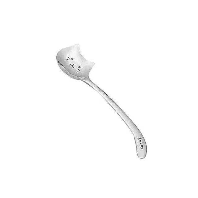Cute Cat Stainless Steel Spoon Set
