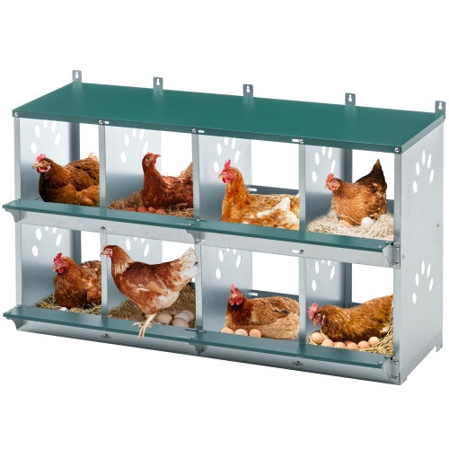 8 Compartment Chicken Nesting Boxes