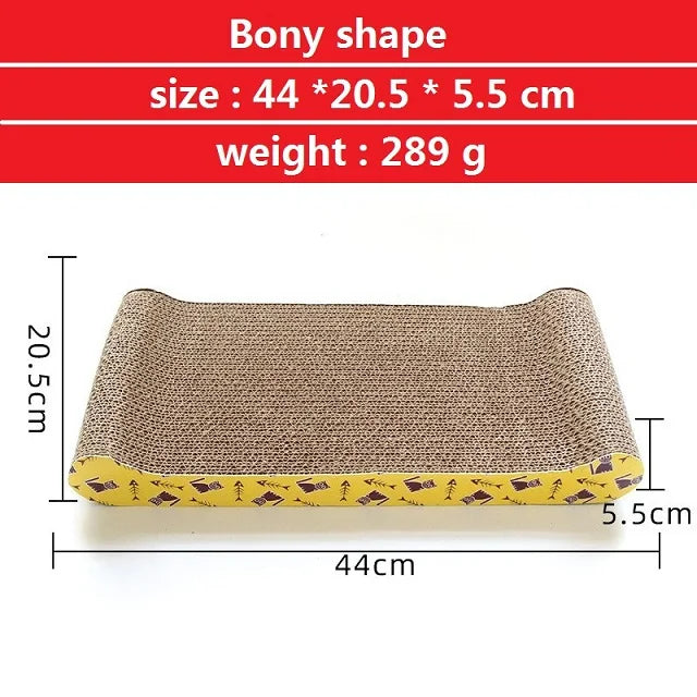 Multiple Shapes Clean Design Cat Scratcher And Couch, 2 in 1