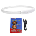 USB Rechargeable LED Dog Collar Multi Color