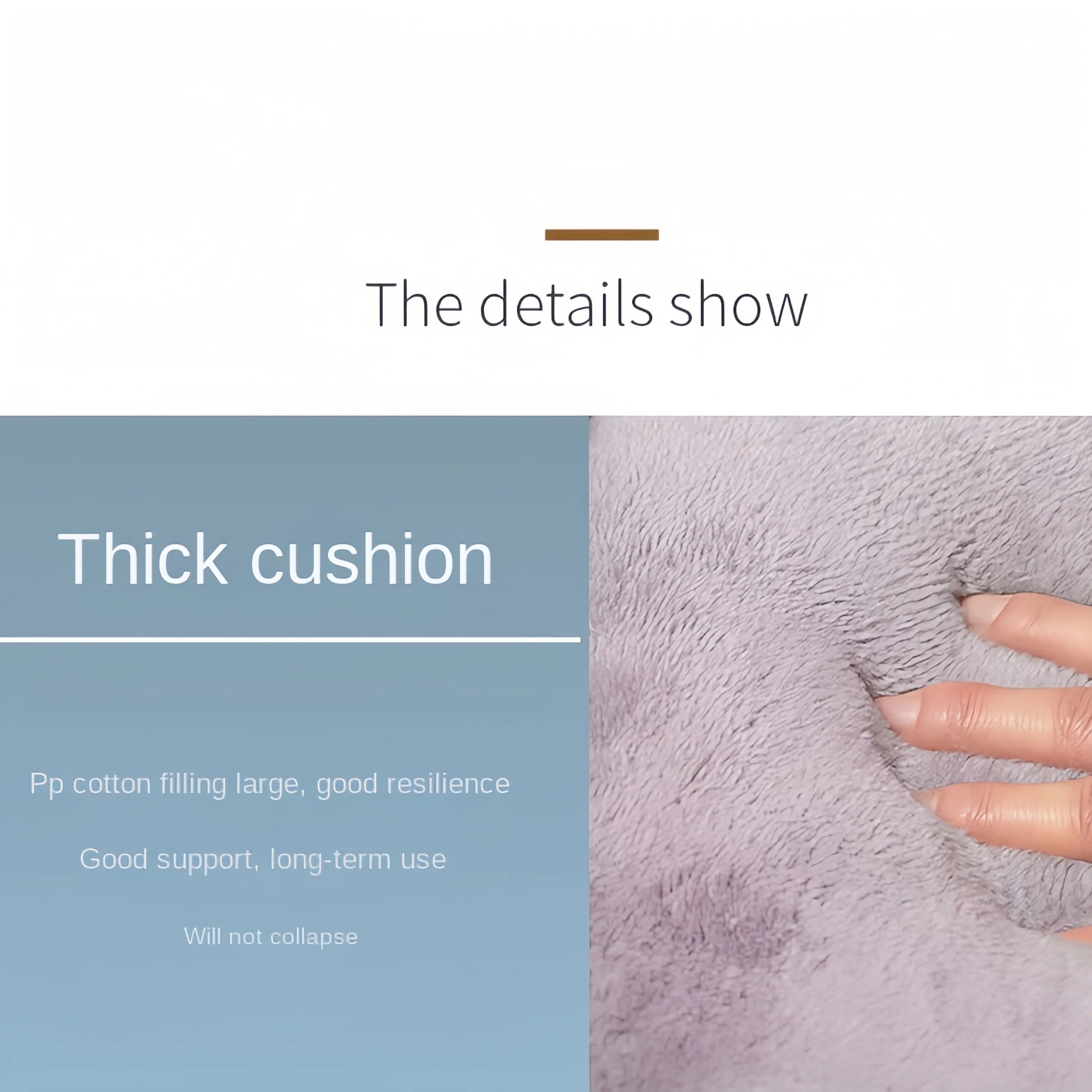 Semi Enclosed Plush Pet Bed