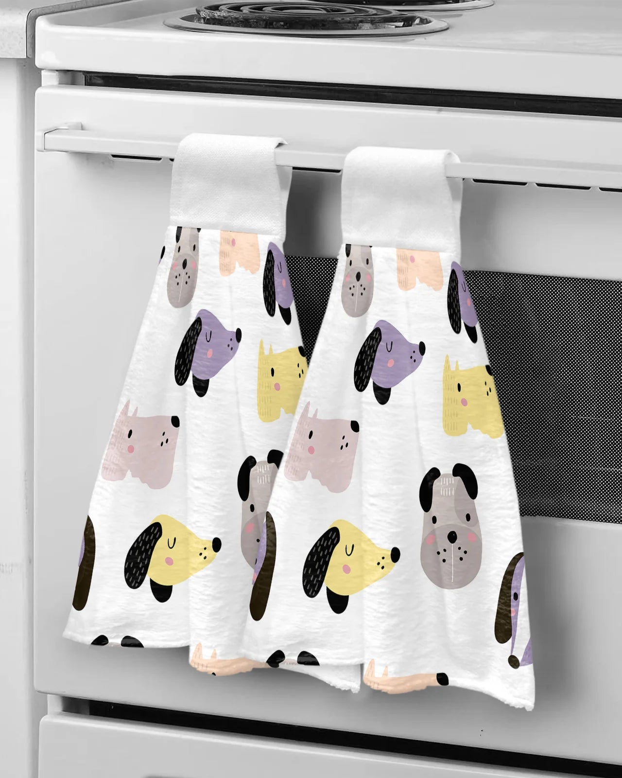 Cartoon Dog Hand Drawn Hand Towel Microfiber Fabric