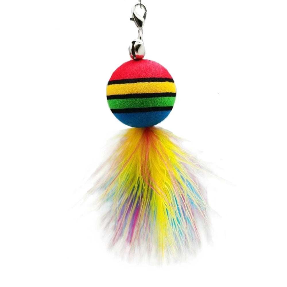 Interactive Cat Toy Feather Bird with Multiple Options