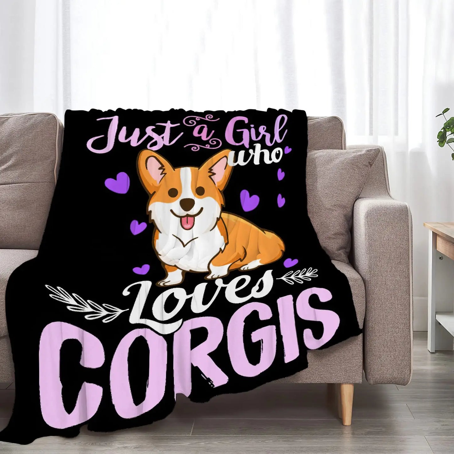 Soft Plush Flannel Blanket for Couch or Bed