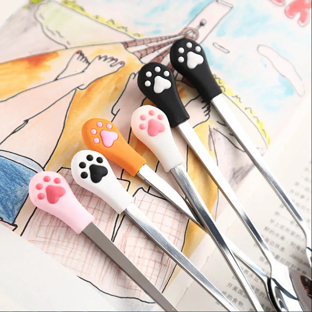 Stainless Steel Cute Cat Claw Coffee Spoons
