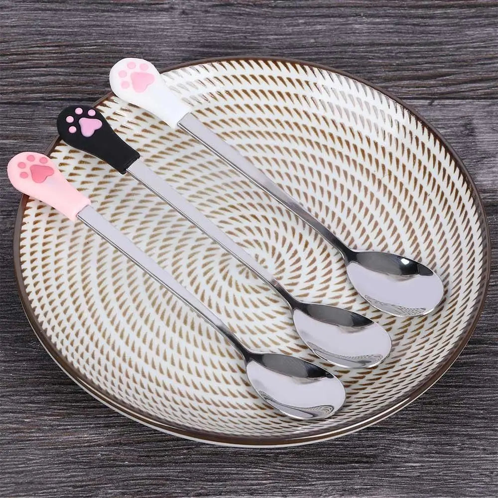 Stainless Steel Cat Paw Spoons