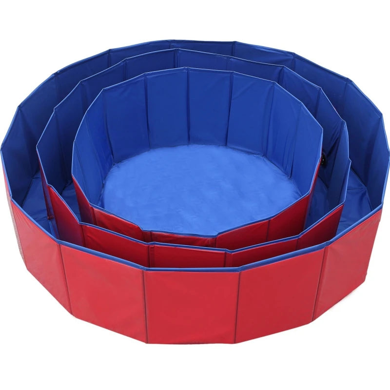 Foldable Dog Swimming Pool And Portable Pet Bathing Tub