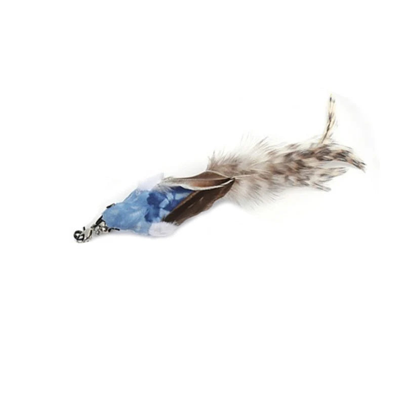 Interactive Cat Toy Feather Bird with Multiple Options