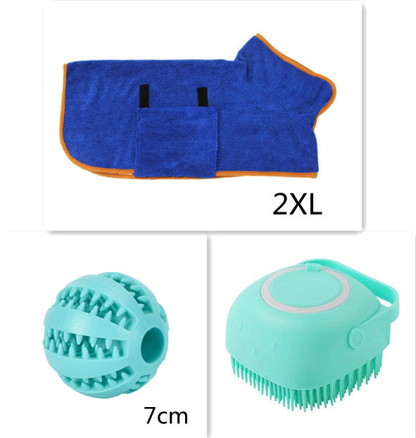 Silicone Dog Bath Massage Grooming Brush