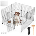 Small Animal Playpen with Door Dog Metal Playpen