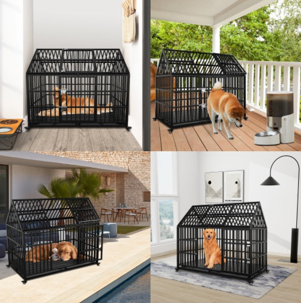 54 inch Heavy Duty Dog Crate for Large Dogs
