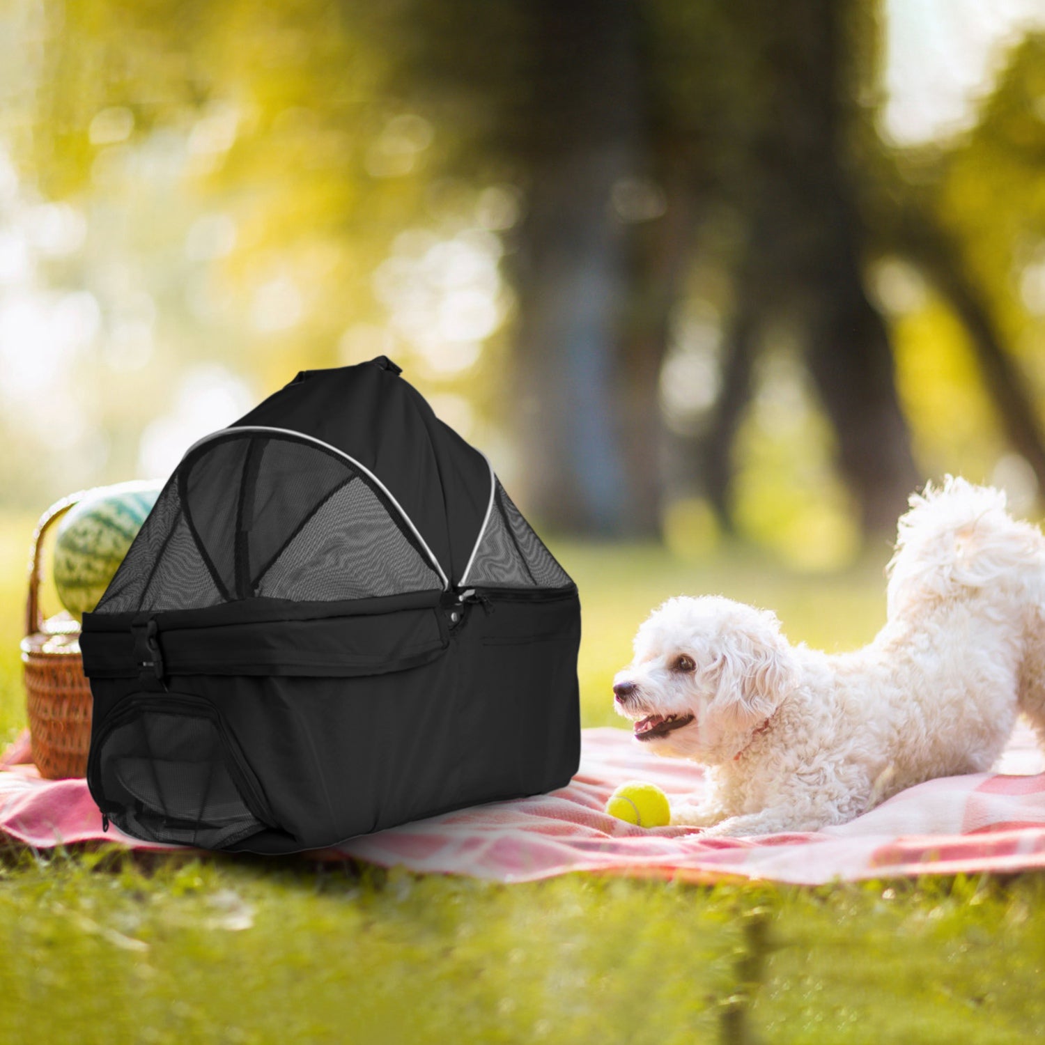 Pet Stroller Foldable Carrier
