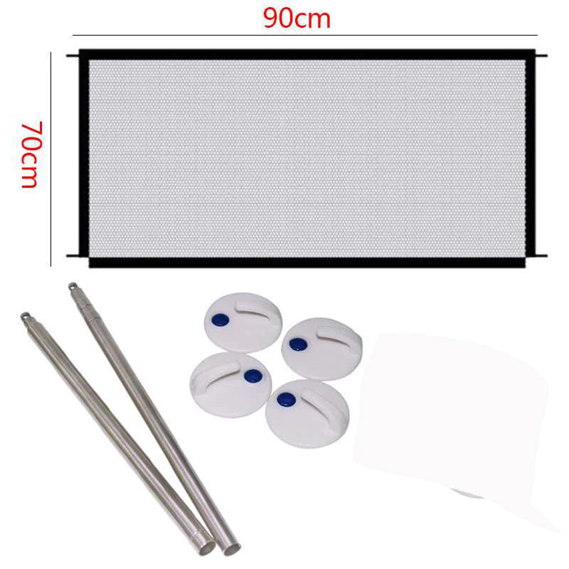 Pet Safety Gate Breathable Mesh Enclosure