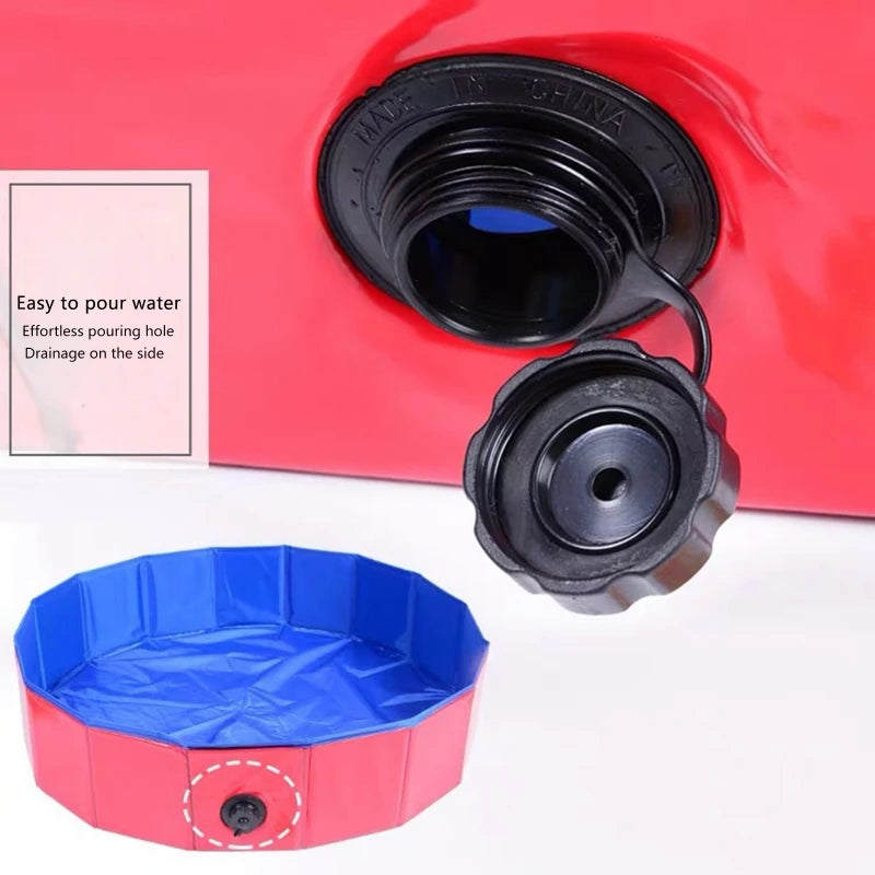 Foldable Dog Swimming Pool And Portable Pet Bathing Tub