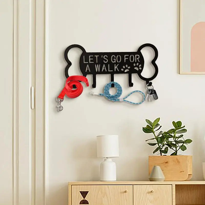 Key Holder Wall Mount Dog Bone Shape