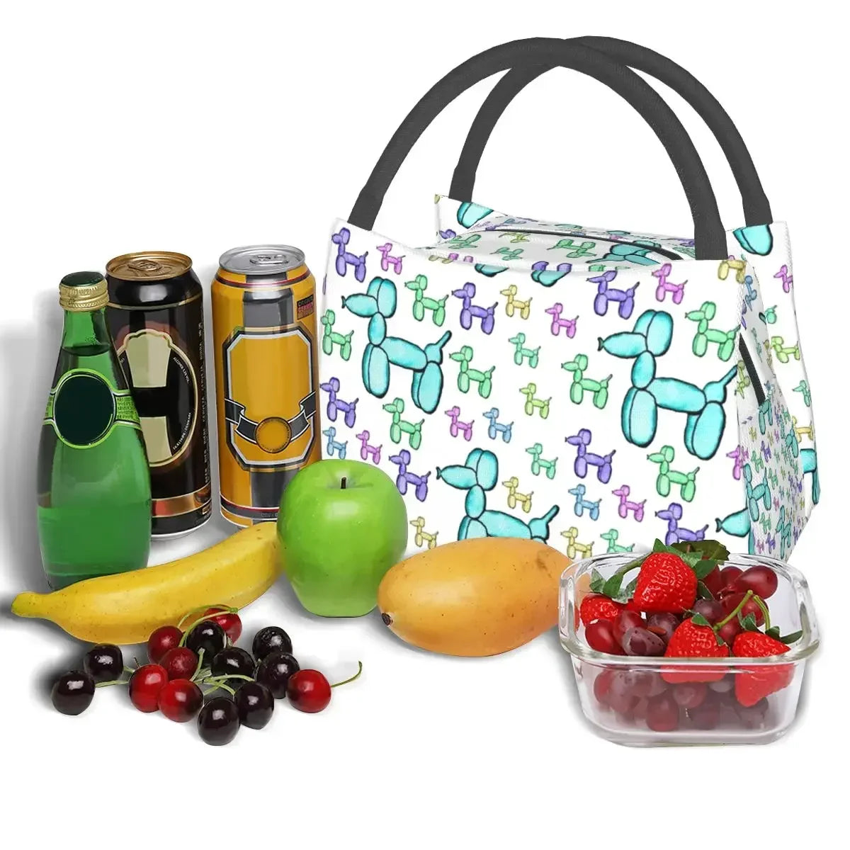 Colorful Dog Lunch Cooler Bag , variety