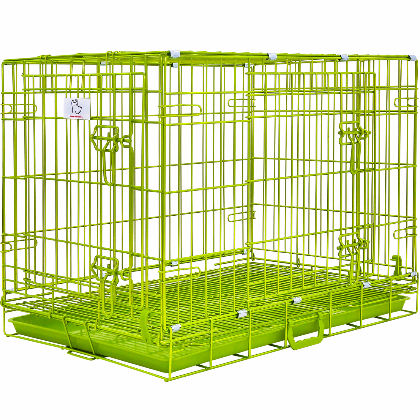 30" Collapsible Green Dog Crate GRN30