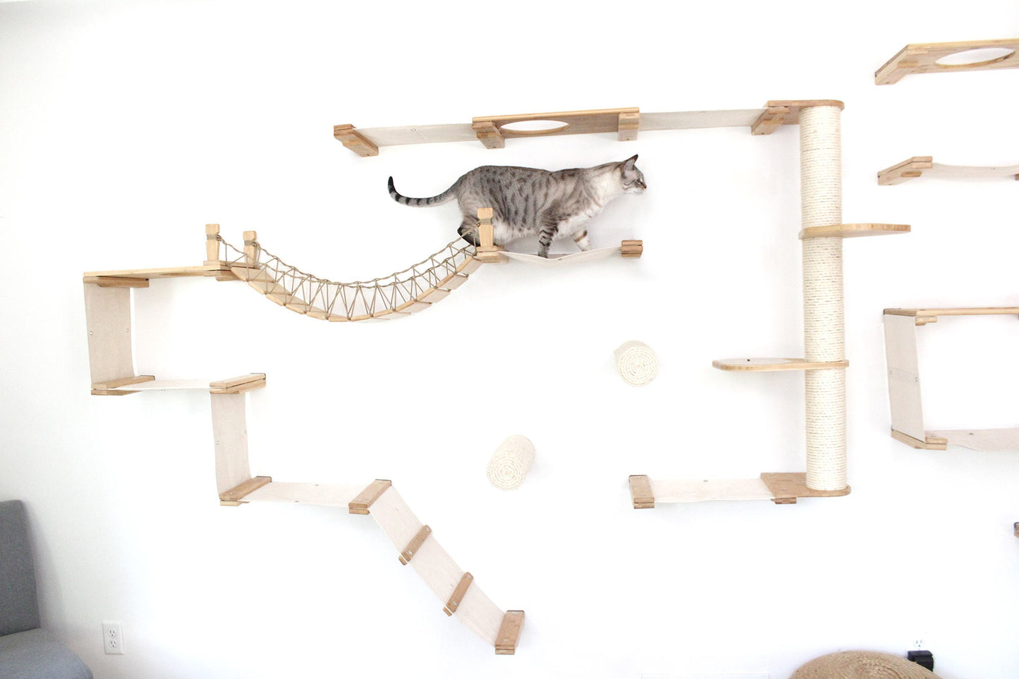 The Juggernaut - Indoor Cat Playground for Wall