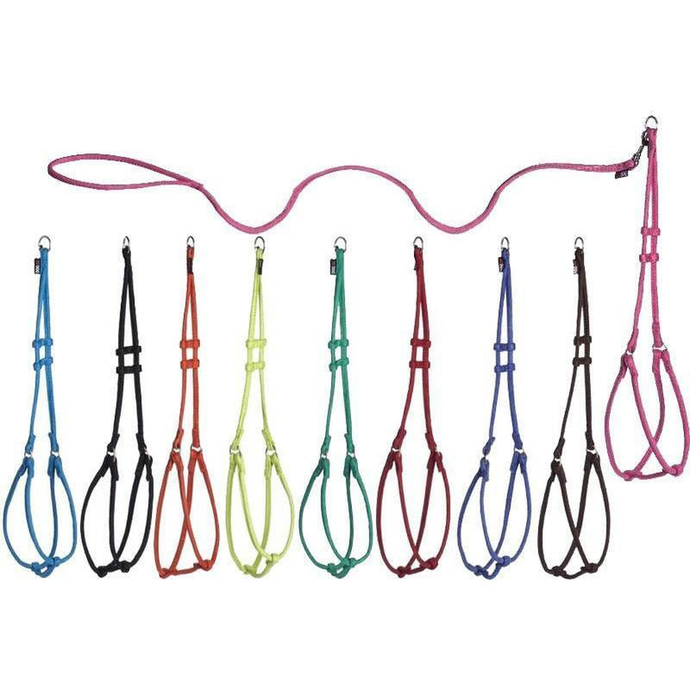 Comfort Microfiber Round Step-In Dog Harness + Dog Lead