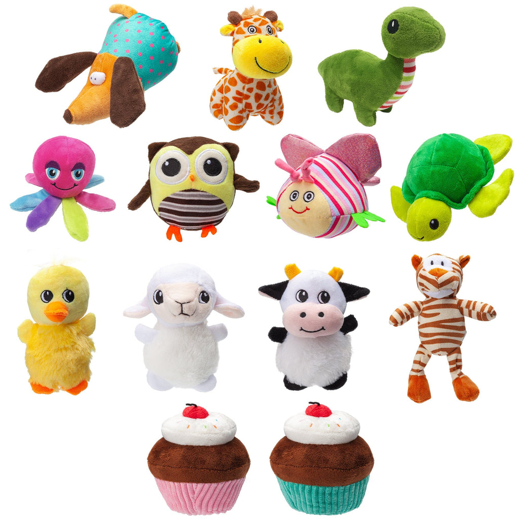 6" Mini Animal Dog Toy Collection