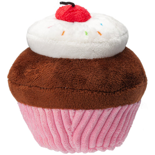 6" Cupcake Pink Dog Toy