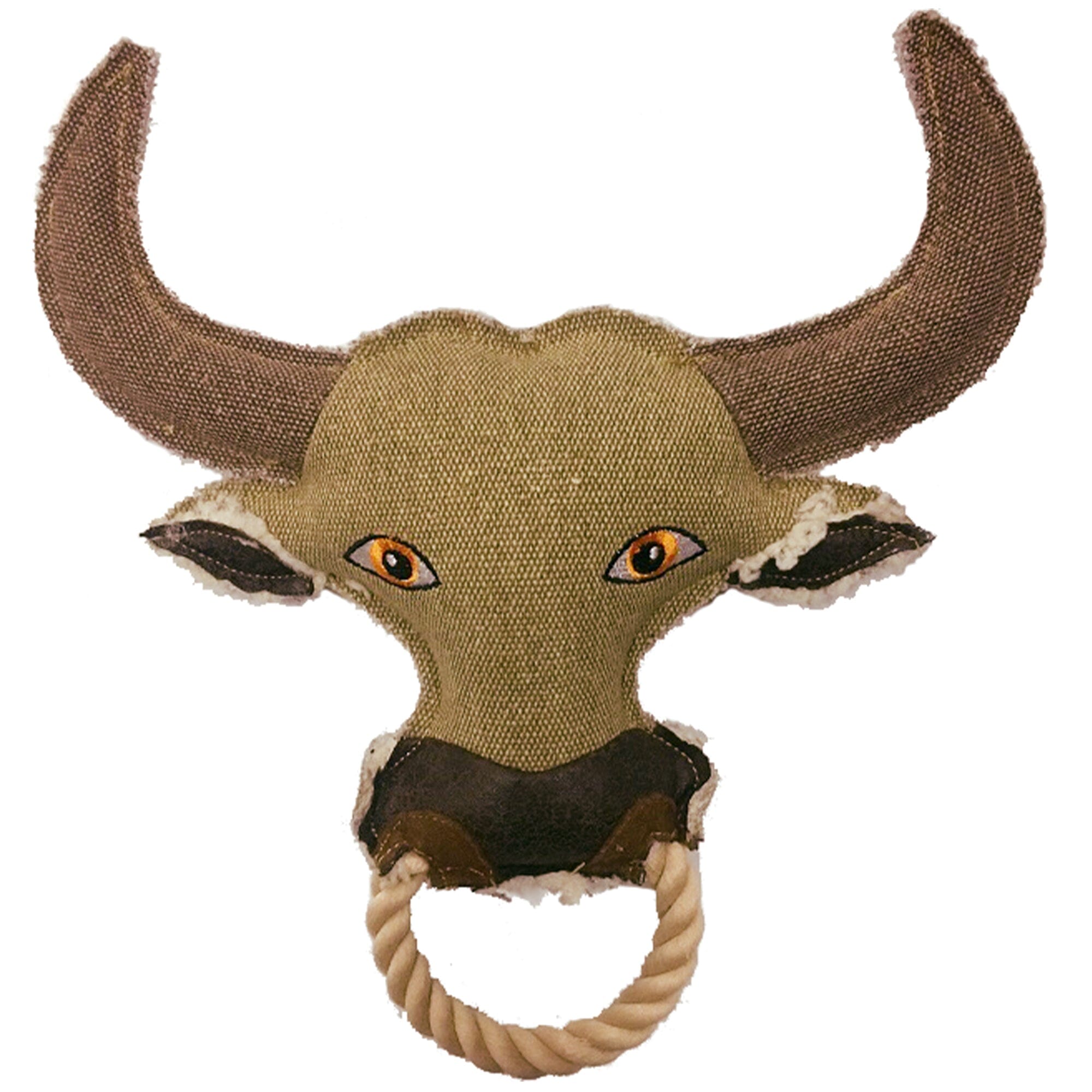 11" Nature Cow Animal Squeaky Toy
