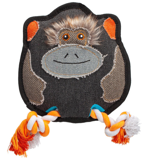 8" Nature Monkey Animal Squeaky Toy