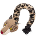 22" Safari Leopard Animal Toy with Embedded Ball & Rope