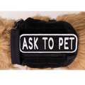 Ask to Pet 2x6 Patch
