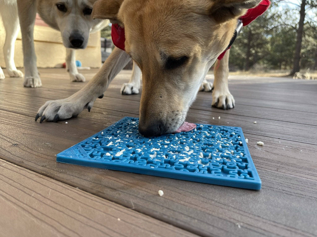 Jigsaw Puzzle eMat - Enrichment Lick Mat for Dogs and Cats | eMat Enrichment Toy for Anxiety Relief | USA Made
