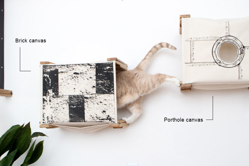 Enclosed Cat Bed - Cat Wall Cubby