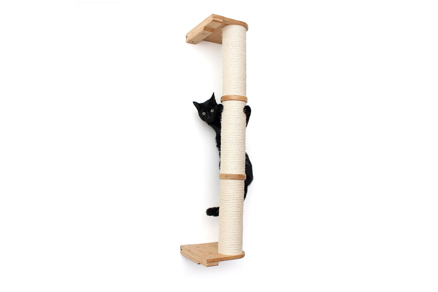 Wall Mounted Cat Climbing Pole - Sisal
